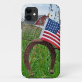 Patriottisch Hoefijzer Case-Mate iPhone Case (Achterkant)