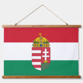 Patriottisch Hongarije Tapestry, met Hongaarse vla Hangend Wandkleed (Voorkant)
