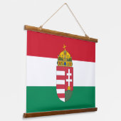 Patriottisch Hongarije Tapestry, met Hongaarse vla Hangend Wandkleed (Gebogen)