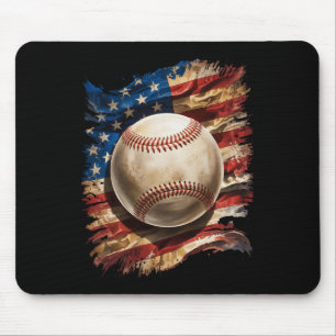 Patriottisch honkbal 4 juli Verenigde Staten Amer Muismat