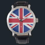 Patriottisch horloge met vlag van Verenigd Koninkr<br><div class="desc">Voeg een vleugje Britse trots aan je pols toe met ons exclusieve handhorloge met de vlag van het Verenigd Koninkrijk! Gemaakt met nauwgezette aandacht voor detail, dit handhorloge is meer dan alleen een tijdwaarneming accessoire; het is een viering van het rijke erfgoed en de culturele trots van het Verenigd Koninkrijk....</div>