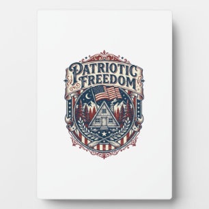 Patriottisch huis weekend vector grafische T-shirt Fotoplaat