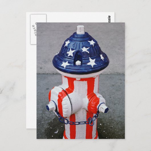 Patriottisch hydraat briefkaart (Voorkant / Achterkant)