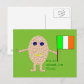 Patriottisch Iers Ei Briefkaart (Voorkant / Achterkant)