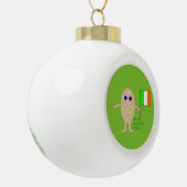 Patriottisch Iers eierornament Keramische Bal Ornament (Links)