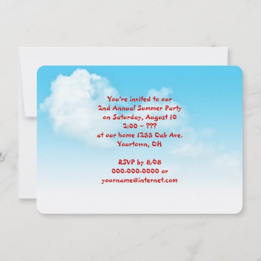 Patriottisch ijsfeest kaart (Achterkant)