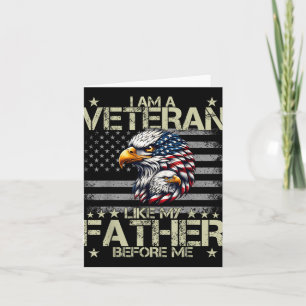 Patriottisch Ik Ben Een Veteraan Net Als Mijn Vade Kaart