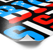 Patriottisch ik ga een grote zuster worden foto afdruk (Hoek)