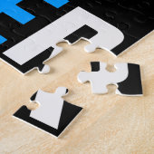 Patriottisch ik ga een grote zuster worden legpuzzel (Zijkant)