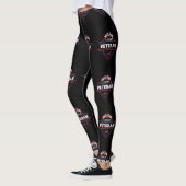 Patriottisch ik hou van mijn veteranenleger leggings (Links)