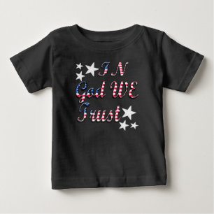 Patriottisch in God, we vertrouwen op het Shirt va