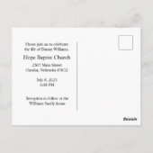 Patriottisch in het liefhebben van geheugenveteraa briefkaart (Achterkant)