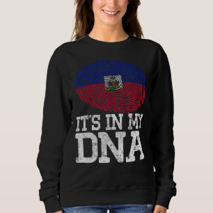 patriottisch in mijn DNA Haïti-vinger Trui