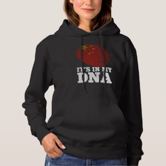 Patriottisch in mijn DNA-vingerafdruk, China vlag Hoodie