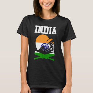 Patriottisch Indische cricketspelers cricketer Ind T-shirt