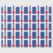 Patriottisch inpakpapier met de vlag van Toronto (Vlak)