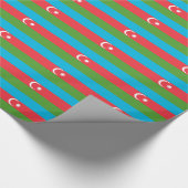 Patriottisch inpakpapier met Vlag van Azerbeidzjan (Hoek)