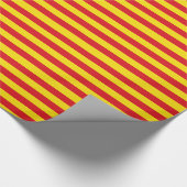 Patriottisch inpakpapier met vlag van Catalonië (Hoek)