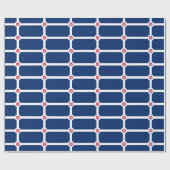 Patriottisch inpakpapier met vlag van Indianapolis (Vlak)