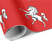 Patriottisch inpakpapier met vlag van Kent County (Rol Hoek)