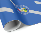 Patriottisch inpakpapier met vlag van Las Vegas (Rol Hoek)