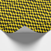 Patriottisch inpakpapier met vlag van München (Hoek)