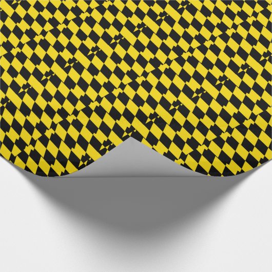 Patriottisch inpakpapier met vlag van München (Hoek)