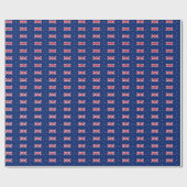 Patriottisch inpakpapier met vlag van Nieuw-Zeelan (Vlak)