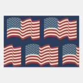 Patriottisch Inpakpapier Set Vel (Voorkant)