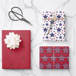 Patriottisch  inpakpapier vel