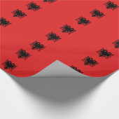 Patriottisch inpakpapier Vlag van Albanië (Hoek)