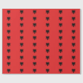 Patriottisch inpakpapier Vlag van Albanië (Vlak)