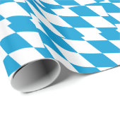 Patriottisch inpakpapier Vlag van Beieren (Rol Hoek)