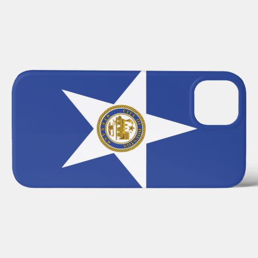 Patriottisch Ipad Air Hoesje met Houston Flag (Achterkant (horizontaal))