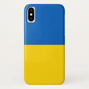 Patriottisch Iphone X-Hoesje met vlag van Oekraïne iPhone X Hoesje