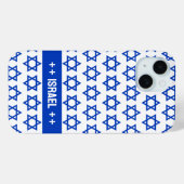 Patriottisch Israel hoesje, blauwe David Star / Is Case-Mate iPhone Case (Achterkant (horizontaal))