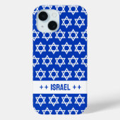 Patriottisch Israëlisch hoesje, witte David Star / Case-Mate iPhone Case (Achterkant)