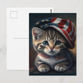 Patriottisch Kat! Briefkaart (Voorkant / Achterkant)