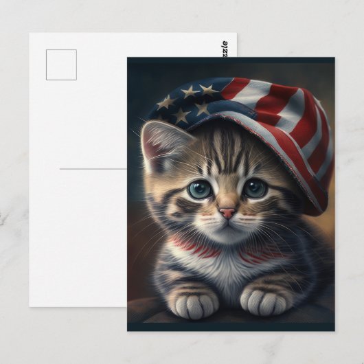 Patriottisch Kat! Briefkaart (Voorkant / Achterkant)