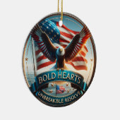 Patriottisch Keepsake-Ornament Keramisch Ornament (Rechts)