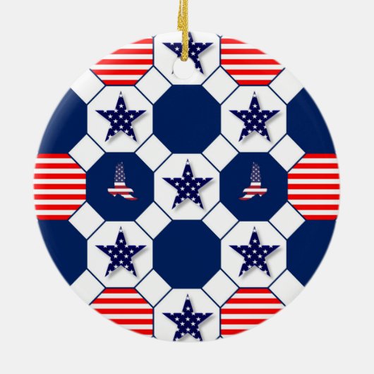 Patriottisch Keramisch Ornament (Achterkant)