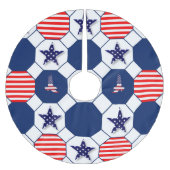 Patriottisch Kerstboom Rok (Voorkant)