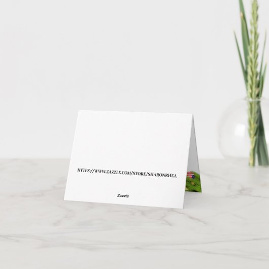 Patriottisch kerstmis American Eagle Note Card Bedankkaart (Achterkant)