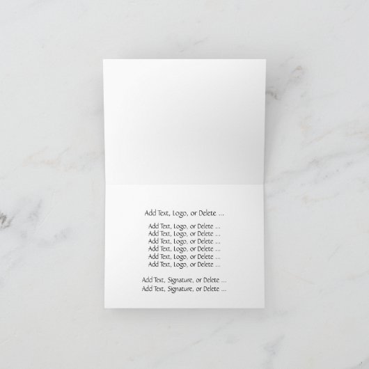 Patriottisch kerstmis American Eagle Note Card Bedankkaart (Binnen)