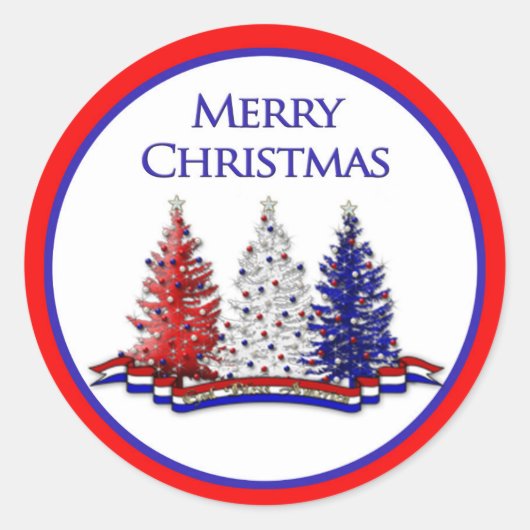 PATRIOTTISCH KERSTMIS COLLECTIE - STICKERS (Voorkant)