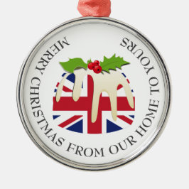 Patriottisch | Kerstmis | UNION JACK Metalen Ornament