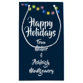 Patriottisch Kleine Kerst Papier Gift Tas Klein Cadeauzakje (Achterkant)