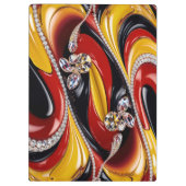 Patriottisch Klembord met Belgische kleuren (Achterkant)