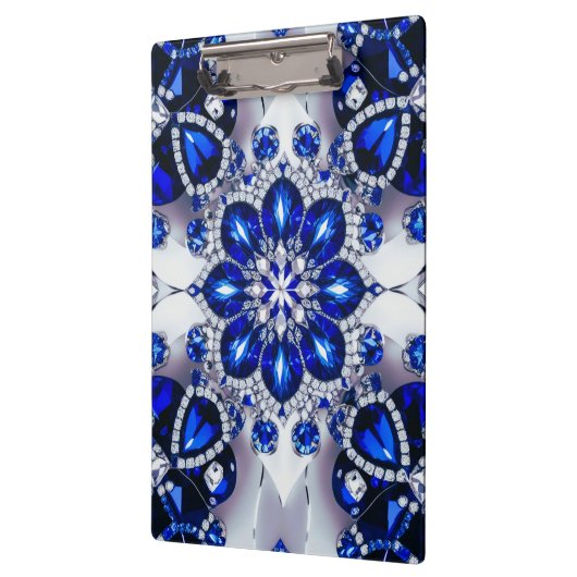 Patriottisch Klembord met Blauw-Witte Kleuren (Links)