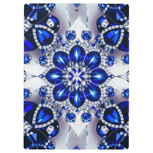 Patriottisch Klembord met Blauw-Witte Kleuren (Achterkant)